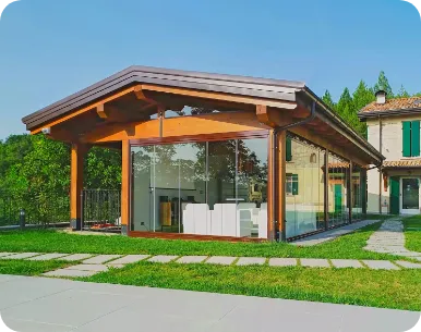 installazione su villa