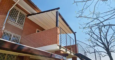 installazione su villa