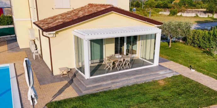 Megamenu pergole con vetrate